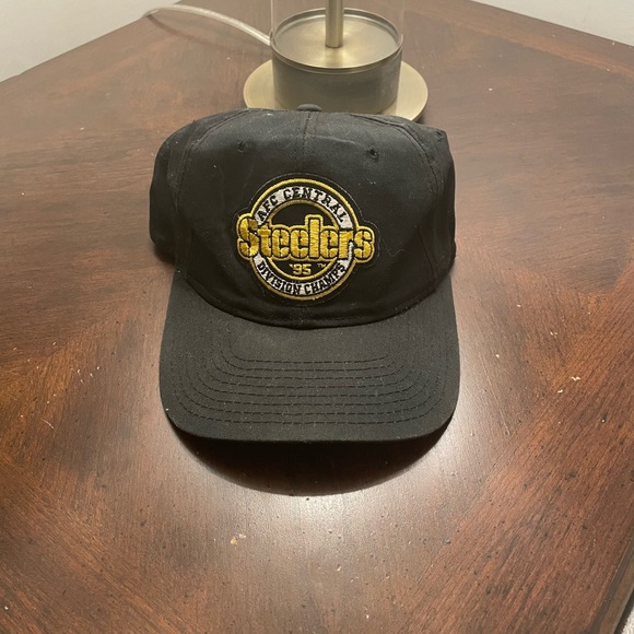 Vintage 1995 Pittsburgh Steelers AFC Champions Snapback - Picture 1 of 4